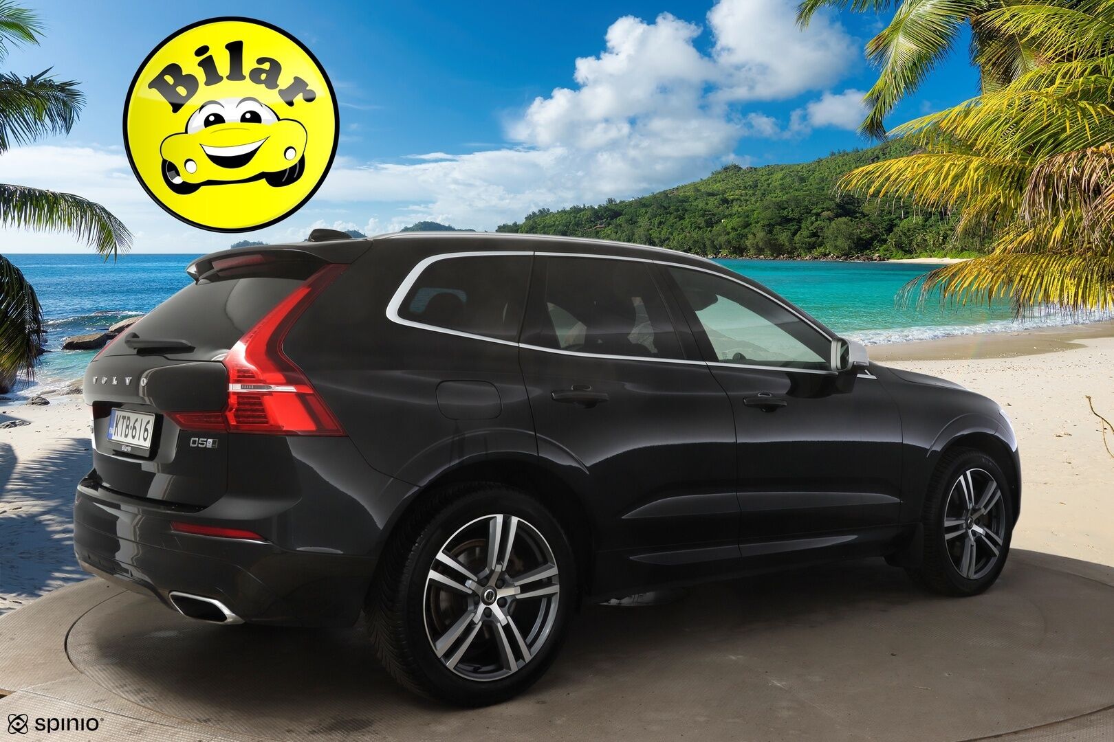 Volvo XC60 2018 D5 AWD Business R-Design - | Bower & Wilkins äänentoisto | Mustat nahat | Panorama | Keyless go | Adapt.vakkari | Peruutuskamera | Webasto | BLIS | 