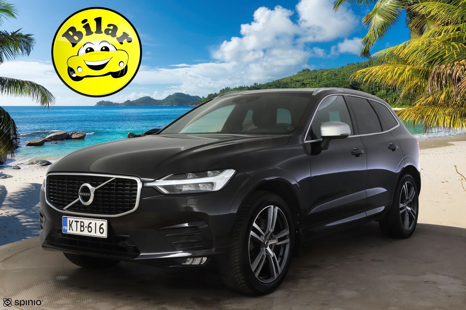 Volvo XC60 2018 D5 AWD Business R-Design - | Bower & Wilkins äänentoisto | Mustat nahat | Panorama | Keyless go | Adapt.vakkari | Peruutuskamera | Webasto | BLIS | 