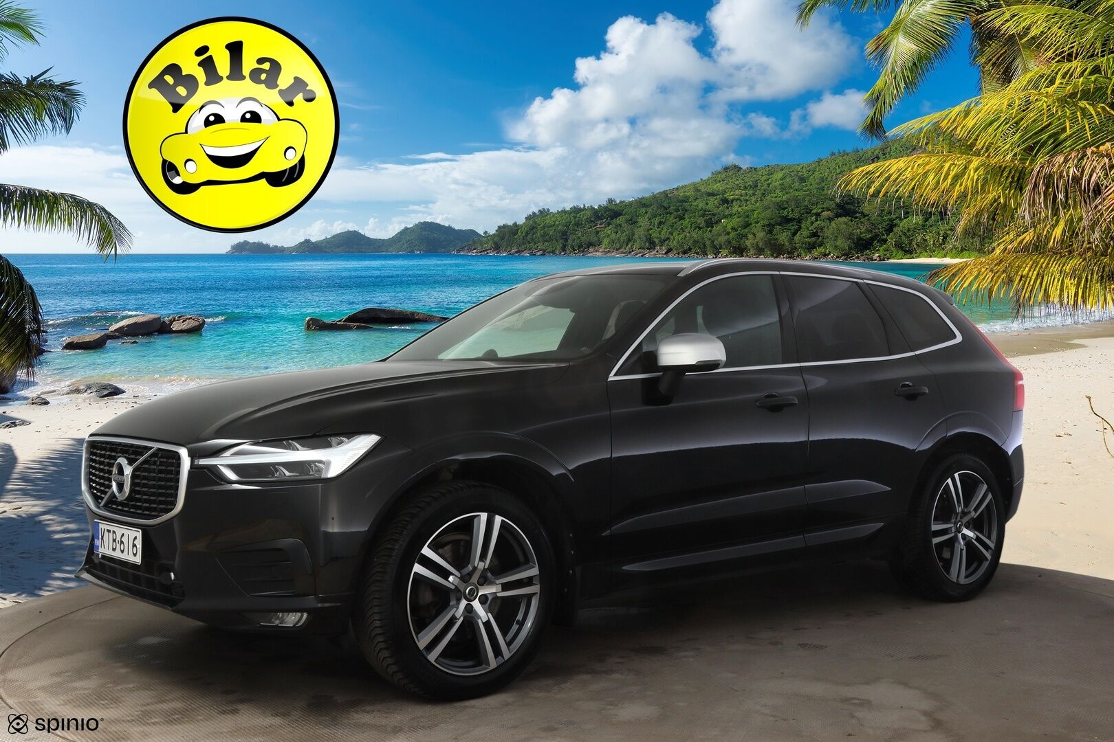Volvo XC60 2018 D5 AWD Business R-Design - | Bower & Wilkins äänentoisto | Mustat nahat | Panorama | Keyless go | Adapt.vakkari | Peruutuskamera | Webasto | BLIS | 