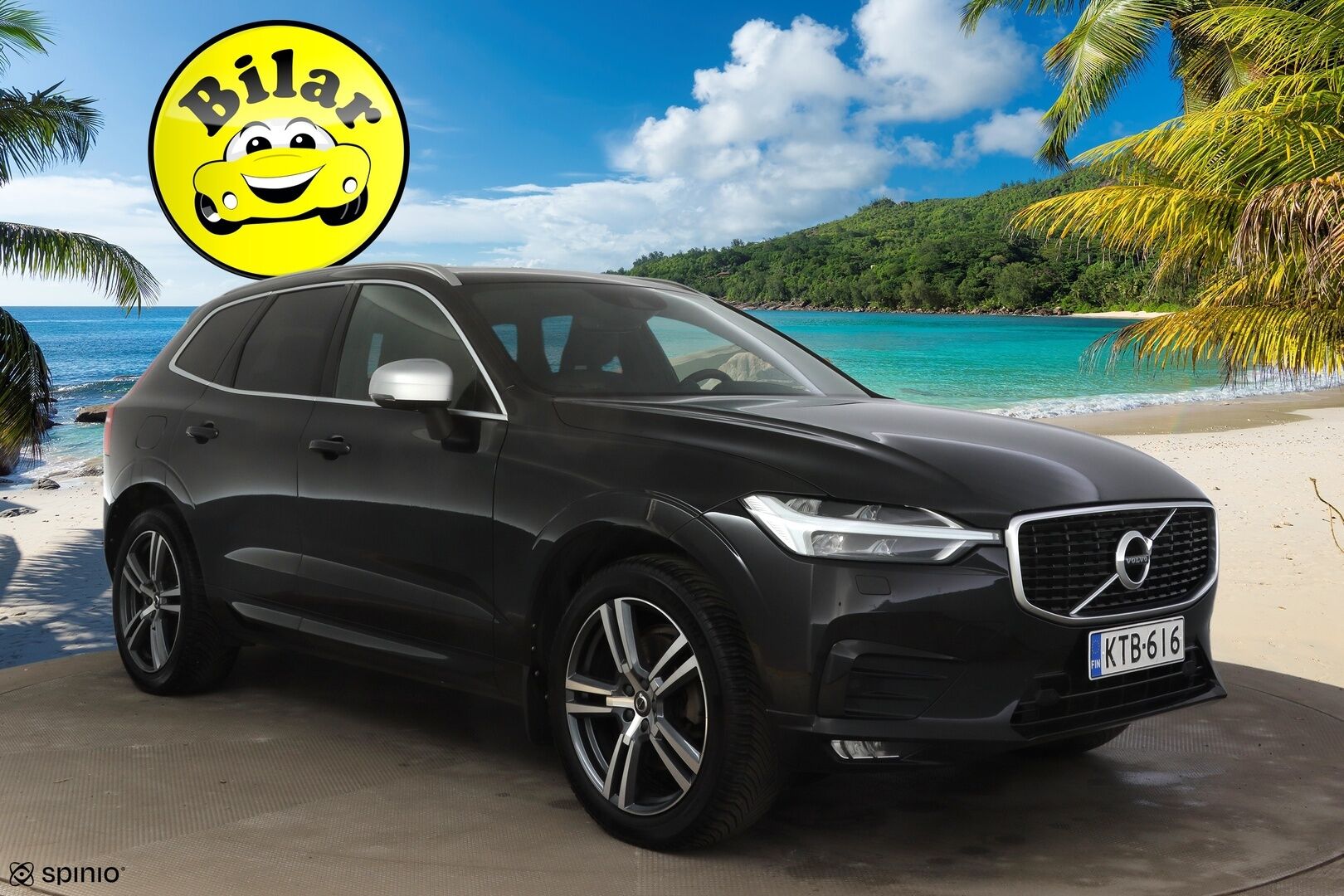 Volvo XC60 2018 D5 AWD Business R-Design - | Bower & Wilkins äänentoisto | Mustat nahat | Panorama | Keyless go | Adapt.vakkari | Peruutuskamera | Webasto | BLIS | 