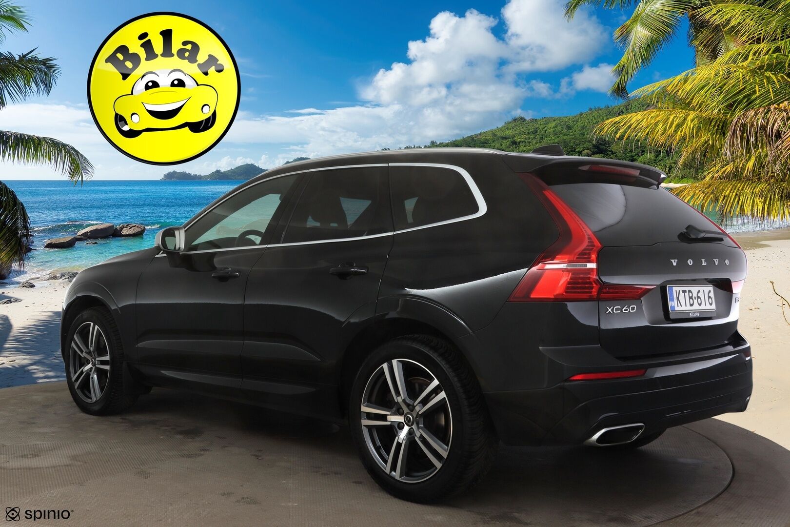 Volvo XC60 2018 D5 AWD Business R-Design - | Bower & Wilkins äänentoisto | Mustat nahat | Panorama | Keyless go | Adapt.vakkari | Peruutuskamera | Webasto | BLIS | 