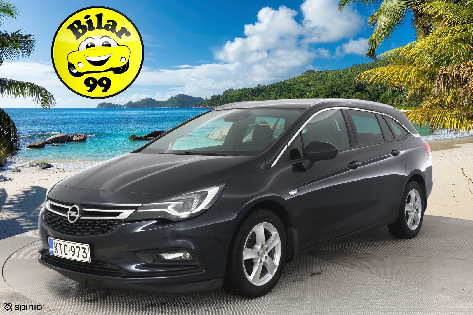 Opel Astra 2018 Sports Tourer Innovation 1,0 Turbo ECOTEC 78kW ECT5 ** Webasto / Vakkari / P-Kamera / BLIS / CarPlay / Sporttipenkit / Ratinlämmitin / Kaistavahti* - 2 renkaat / 2.Om / Suomi-auto* - HULLUT BLACKWEEK JATKOT - KORKOTARJOUS 2,49%