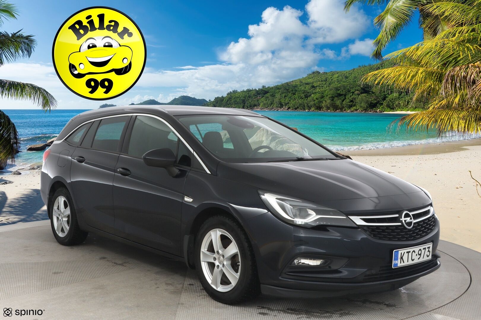 Opel Astra 2018 Sports Tourer Innovation 1,0 Turbo ECOTEC 78kW ECT5 ** Webasto / Vakkari / P-Kamera / BLIS / CarPlay / Sporttipenkit / Ratinlämmitin / Kaistavahti* - 2 renkaat / 2.Om / Suomi-auto* - HULLUT BLACKWEEK JATKOT - KORKOTARJOUS 2,49%