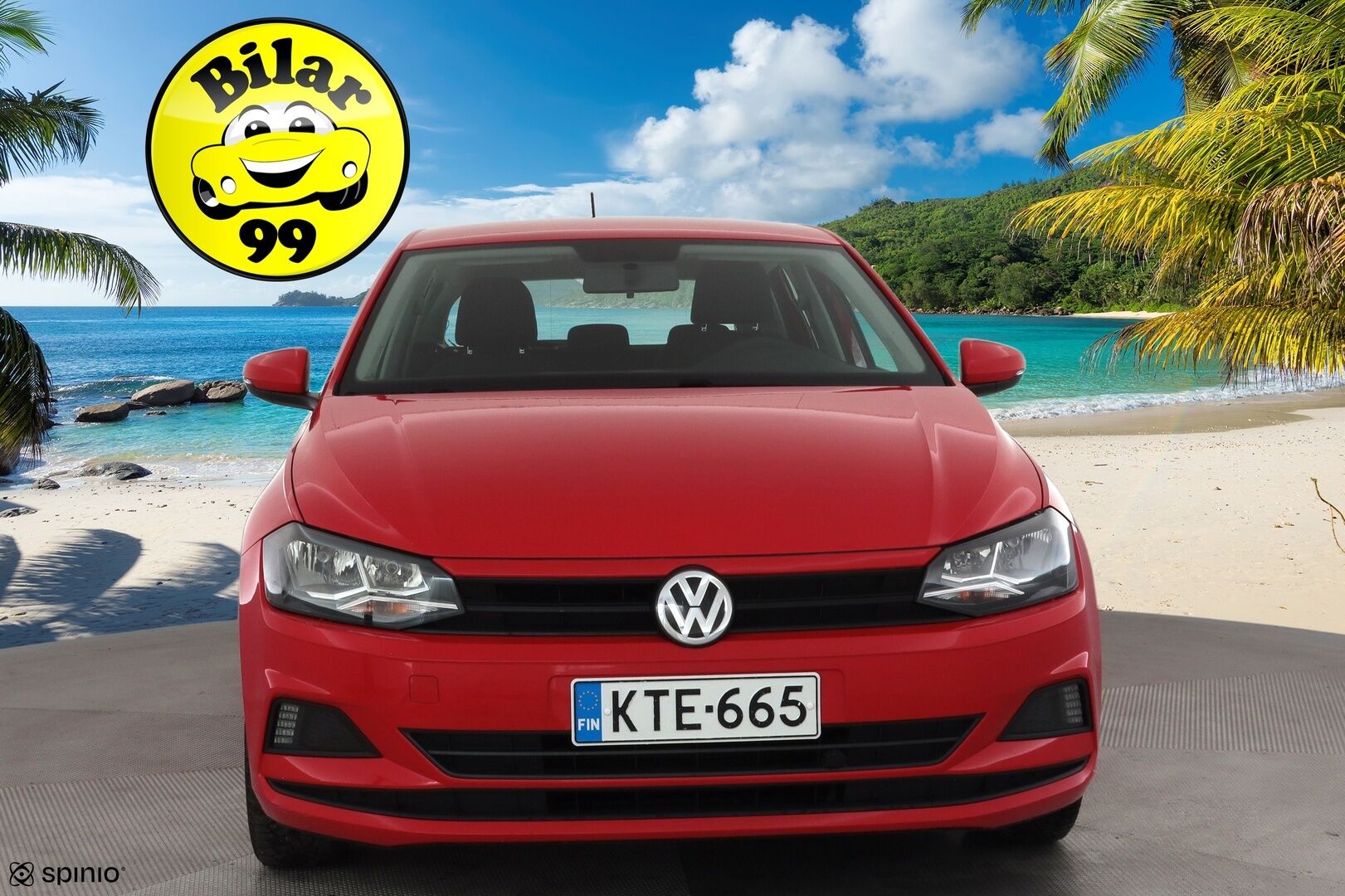 Volkswagen Polo 2018 Trendline 1,0 55 kW * Suomi-auto / Lohko&Sisätilanlämmitin / Vakkari / Ilmastointi / Kahdet renkaat - Pienet kulut / Ilmainen kotiintoimitus / 2x renkaat