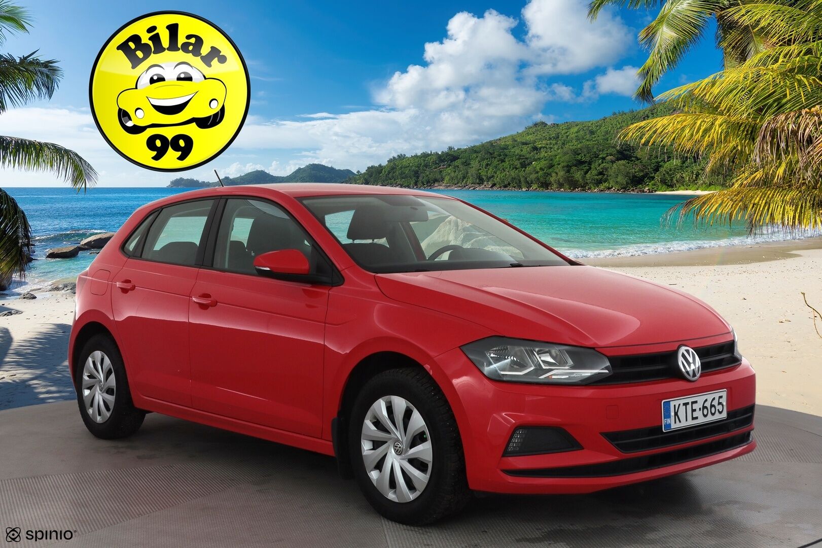 Volkswagen Polo 2018 Trendline 1,0 55 kW * Suomi-auto / Lohko&Sisätilanlämmitin / Vakkari / Ilmastointi / Kahdet renkaat - Pienet kulut / Ilmainen kotiintoimitus / 2x renkaat