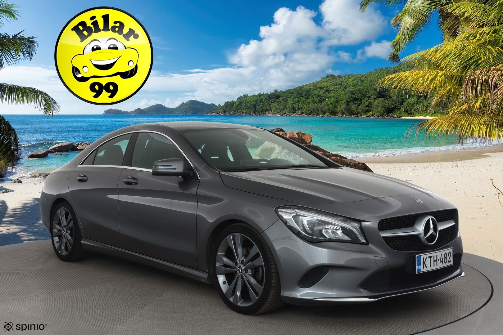 Mercedes-Benz CLA 2018 180 A Premium Business *Vakkari / Webasto / P.kamera / LED / Puolinahat / Sporttipenkit* - Suomi-auto / Kahdet renkaat aluvanteilla