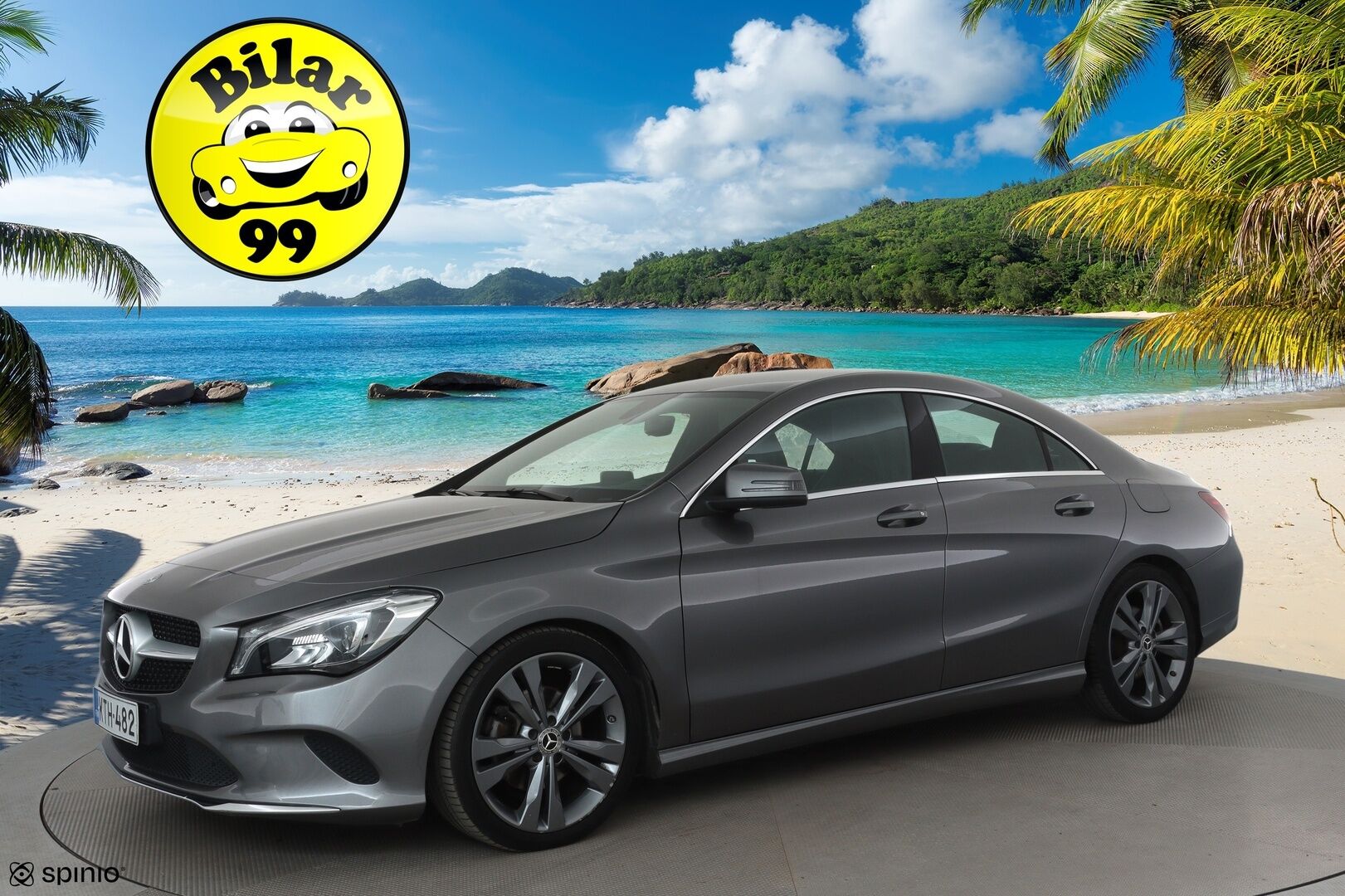 Mercedes-Benz CLA 2018 180 A Premium Business *Vakkari / Webasto / P.kamera / LED / Puolinahat / Sporttipenkit* - Suomi-auto / Kahdet renkaat aluvanteilla