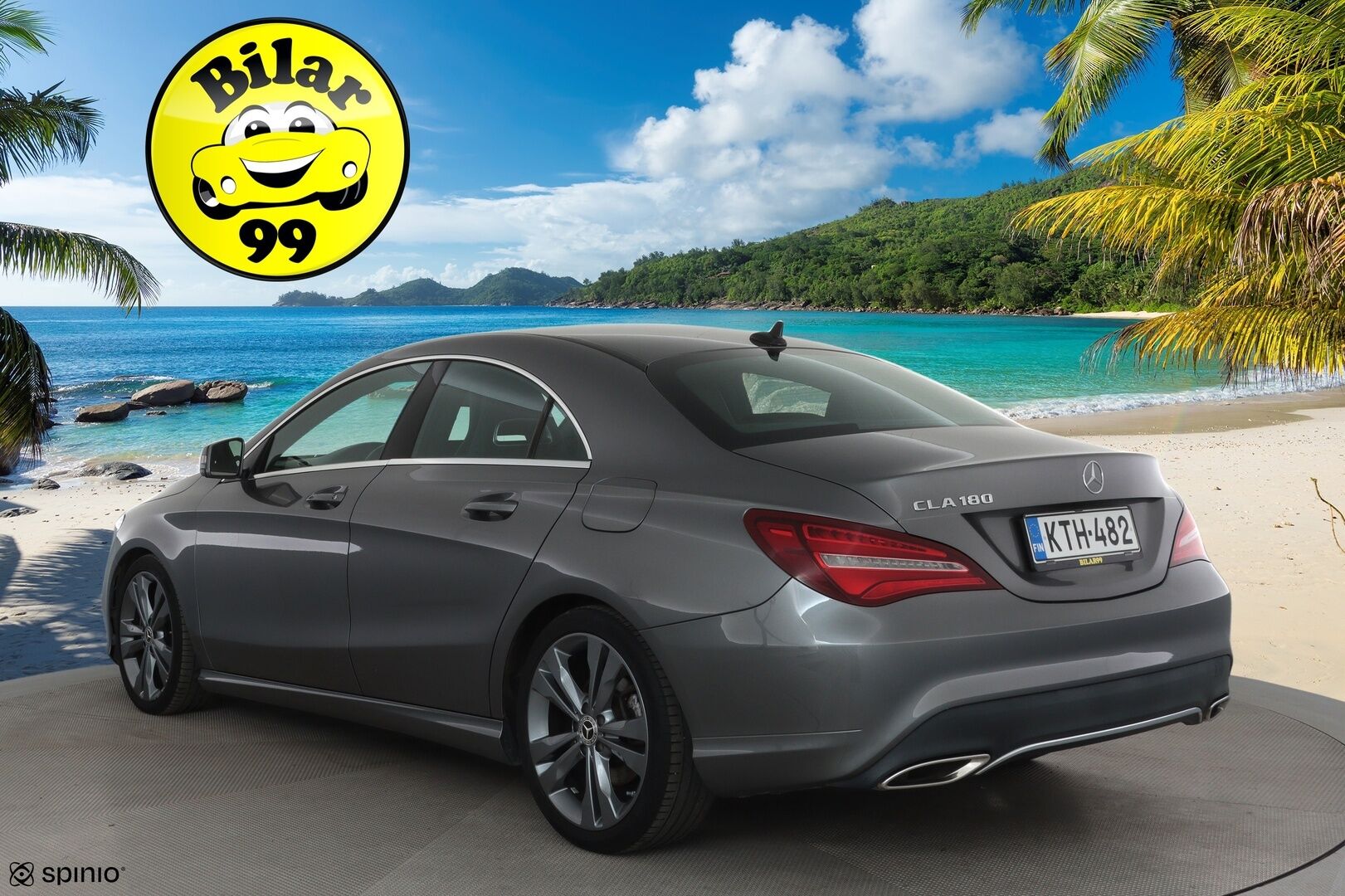 Mercedes-Benz CLA 2018 180 A Premium Business *Vakkari / Webasto / P.kamera / LED / Puolinahat / Sporttipenkit* - Suomi-auto / Kahdet renkaat aluvanteilla