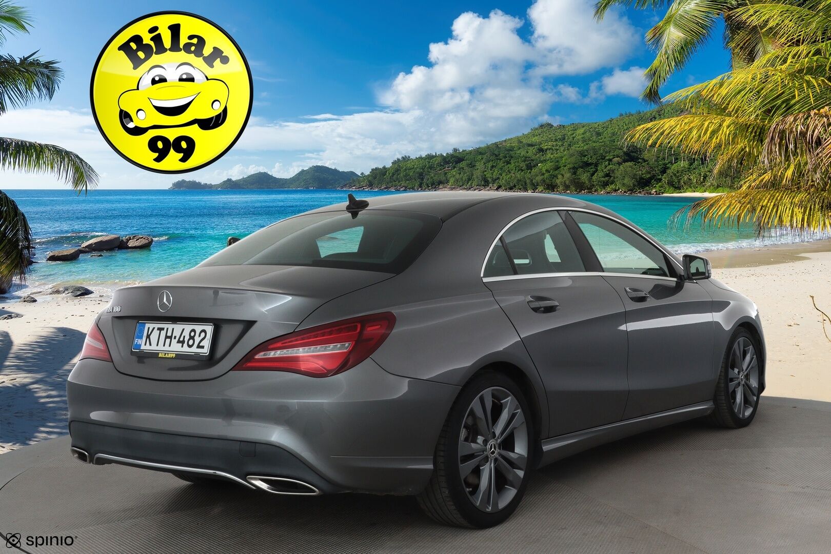 Mercedes-Benz CLA 2018 180 A Premium Business *Vakkari / Webasto / P.kamera / LED / Puolinahat / Sporttipenkit* - Suomi-auto / Kahdet renkaat aluvanteilla