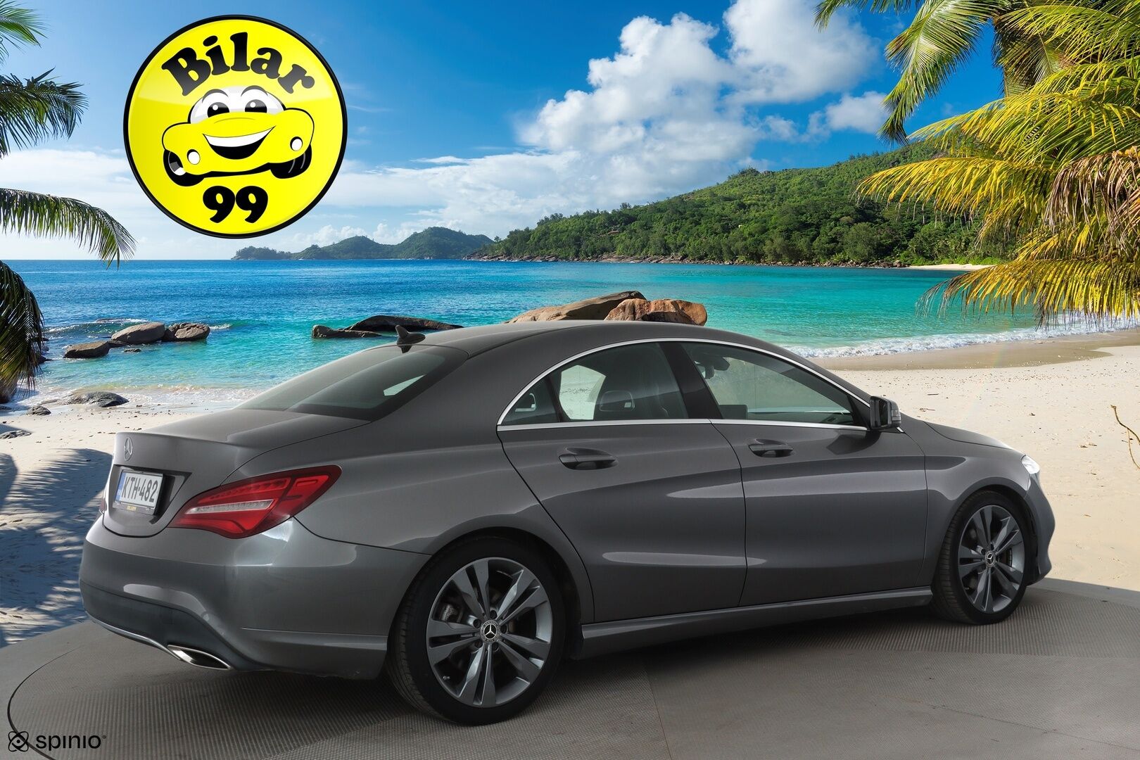 Mercedes-Benz CLA 2018 180 A Premium Business *Vakkari / Webasto / P.kamera / LED / Puolinahat / Sporttipenkit* - Suomi-auto / Kahdet renkaat aluvanteilla