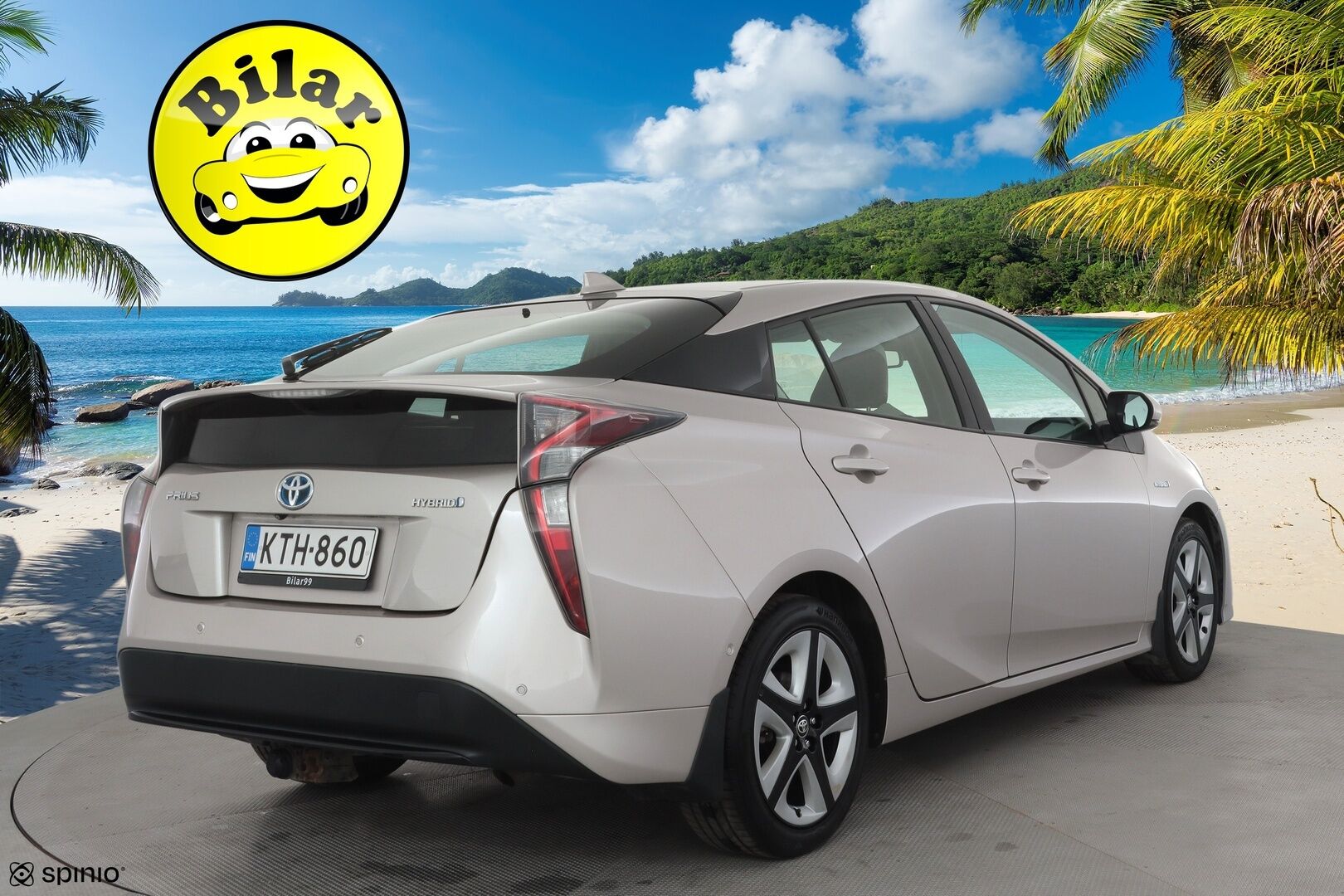 Toyota Prius 2018 Premium - | ACC | Webasto | Koukku | JBL | Nahat | P.kamera | Navi | LED | BSM | Keyless | Merkkihuollot | 2x renkaat vanteineen | 