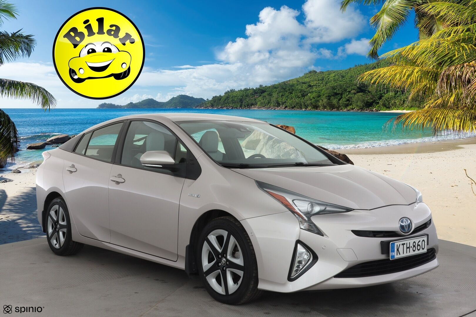 Toyota Prius 2018 Premium - | ACC | Webasto | Koukku | JBL | Nahat | P.kamera | Navi | LED | BSM | Keyless | Merkkihuollot | 2x renkaat vanteineen | 