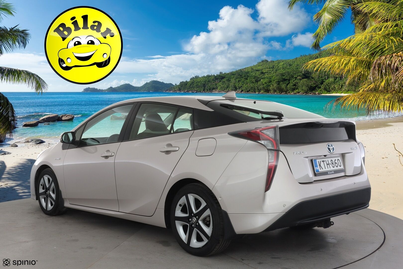 Toyota Prius 2018 Premium - | ACC | Webasto | Koukku | JBL | Nahat | P.kamera | Navi | LED | BSM | Keyless | Merkkihuollot | 2x renkaat vanteineen | 
