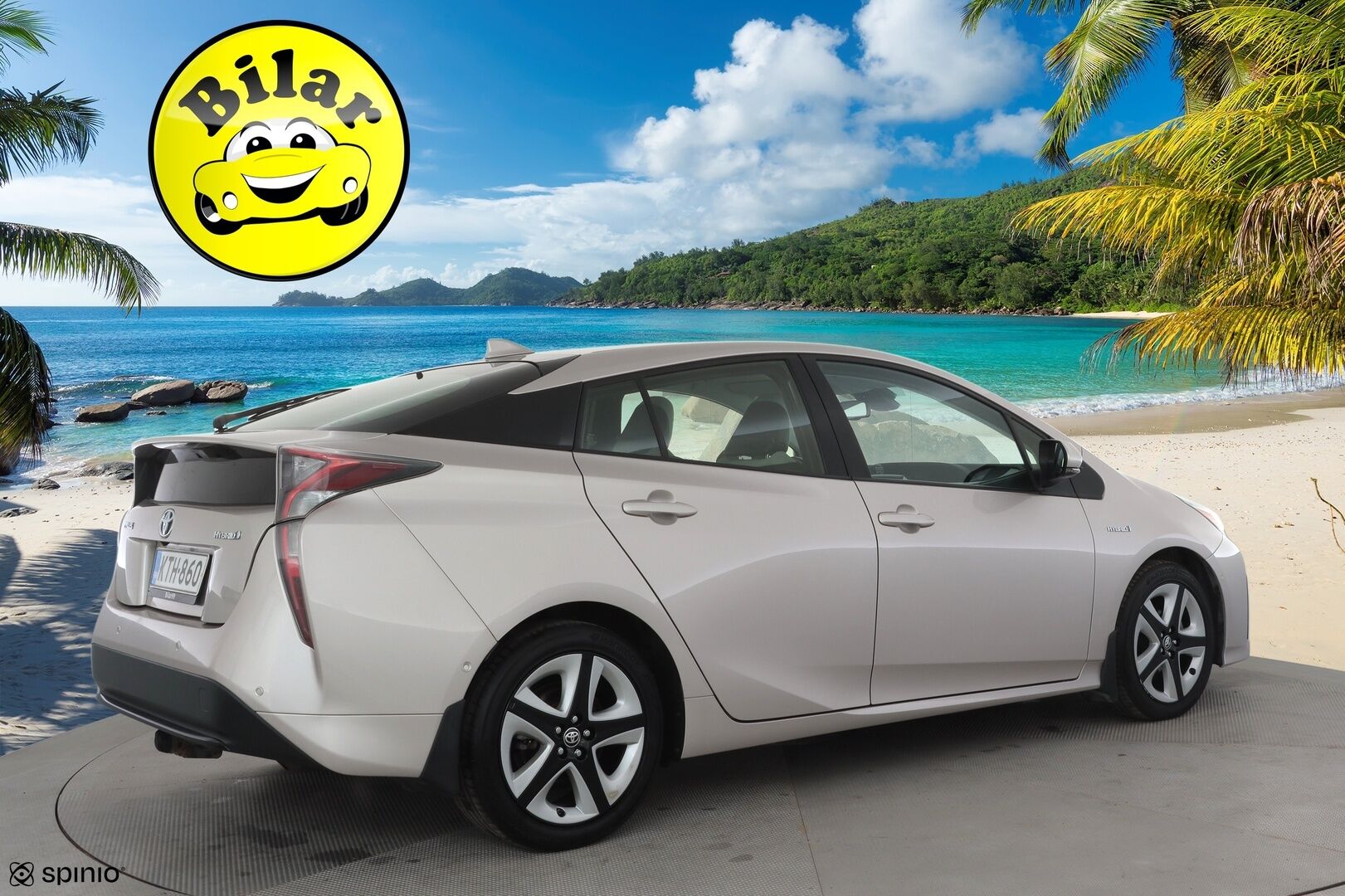 Toyota Prius 2018 Premium - | ACC | Webasto | Koukku | JBL | Nahat | P.kamera | Navi | LED | BSM | Keyless | Merkkihuollot | 2x renkaat vanteineen | 