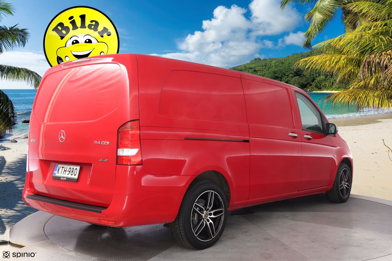 Mercedes-Benz Vito 2018 114CDI 4x4- 3,05/34K pitkä A3 A Winter - Webasto | Peruutuskamera | Vakkari | Suomi-auto | Kahdet renkaat vanteineen | Juuri katsastettu