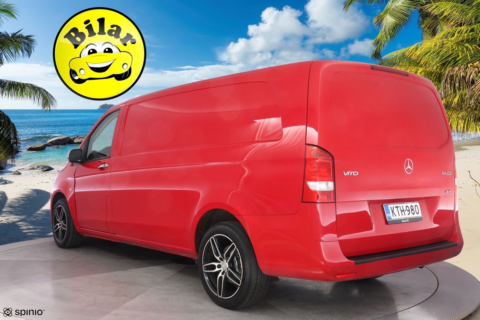 Mercedes-Benz Vito 2018 114CDI 4x4- 3,05/34K pitkä A3 A Winter - Webasto | Peruutuskamera | Vakkari | Suomi-auto | Kahdet renkaat vanteineen | Juuri katsastettu