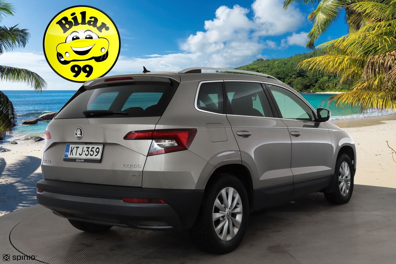 Skoda Karoq 2018 2,0 TDI 150 4x4 Style DSG * ACC / P.kamera / LED / Navi / Webasto / Koukku / KeylessGo * - 1.Om Suomi-auto / Kahdet renkaat aluvanteilla - HULLU BLACKWEEK KORKOTARJOUS 2,49%