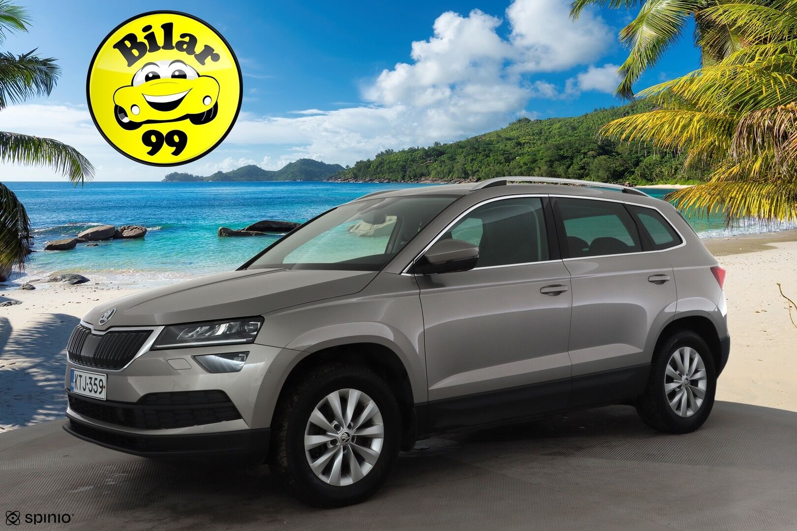 Skoda Karoq 2018 2,0 TDI 150 4x4 Style DSG * ACC / P.kamera / LED / Navi / Webasto / Koukku / KeylessGo * - 1.Om Suomi-auto / Kahdet renkaat aluvanteilla - HULLU BLACKWEEK KORKOTARJOUS 2,49%