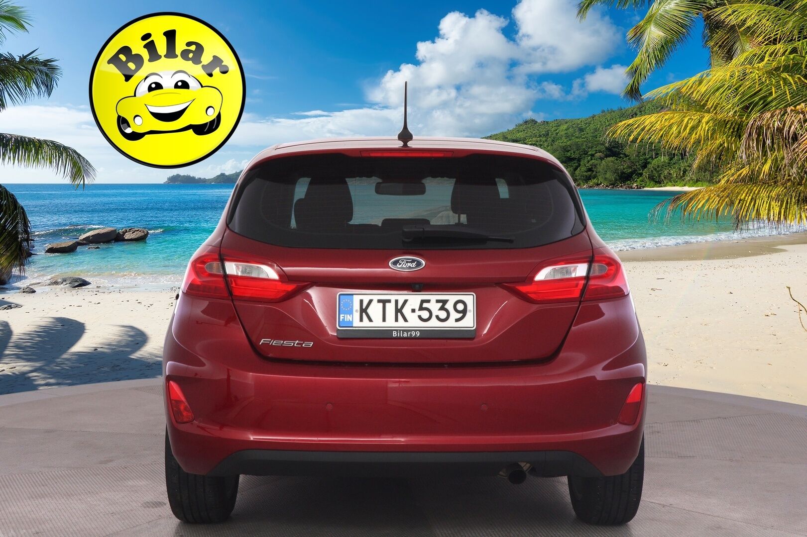 Ford Fiesta 2018 1,0 EcoBoost 100hv M6 Titanium 5-ovinen - | P. kamera | lohko+sisähaara | Jakohihna tehty 06/2026 |