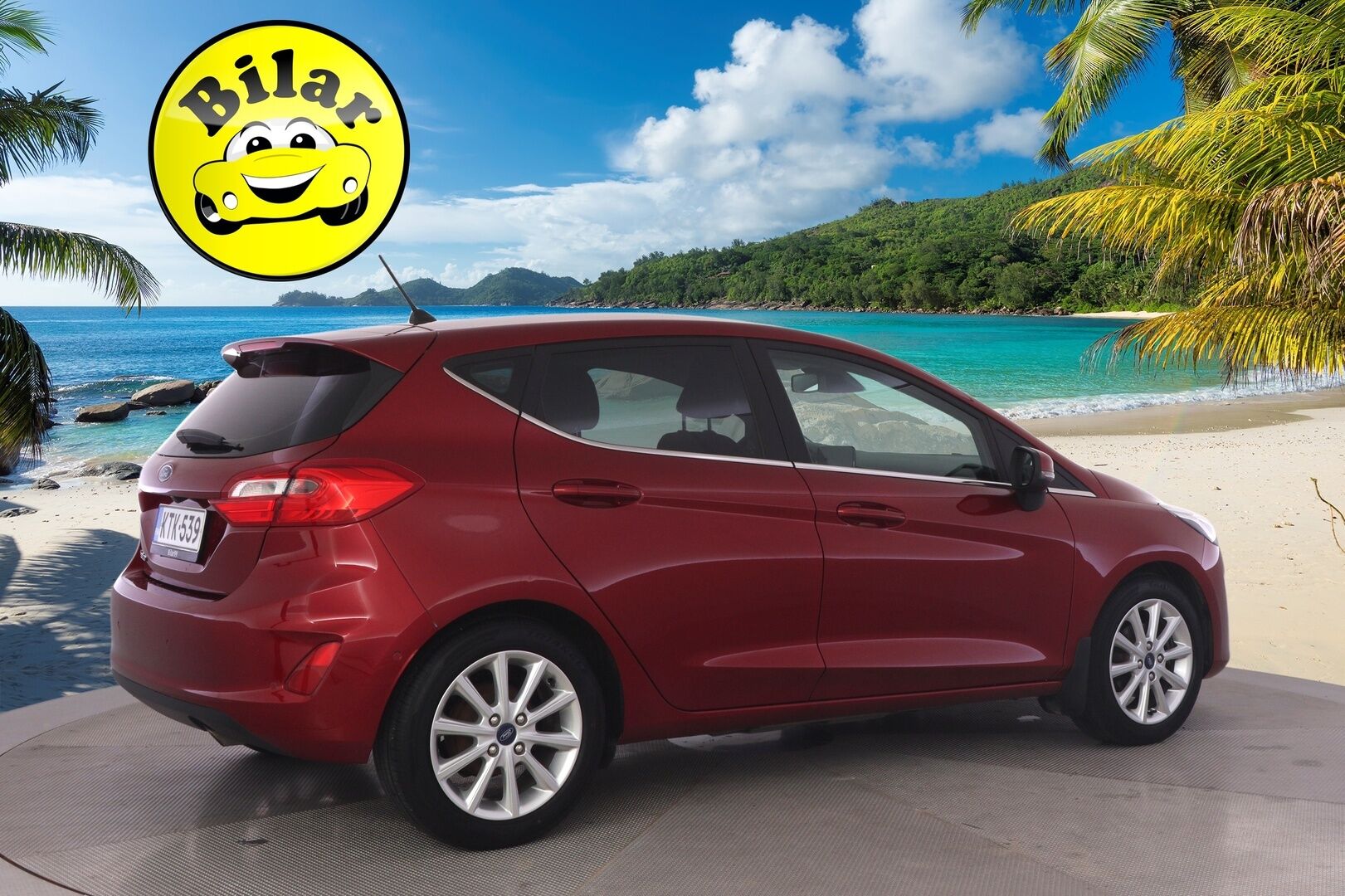 Ford Fiesta 2018 1,0 EcoBoost 100hv M6 Titanium 5-ovinen - | P. kamera | lohko+sisähaara | Jakohihna tehty 06/2026 |