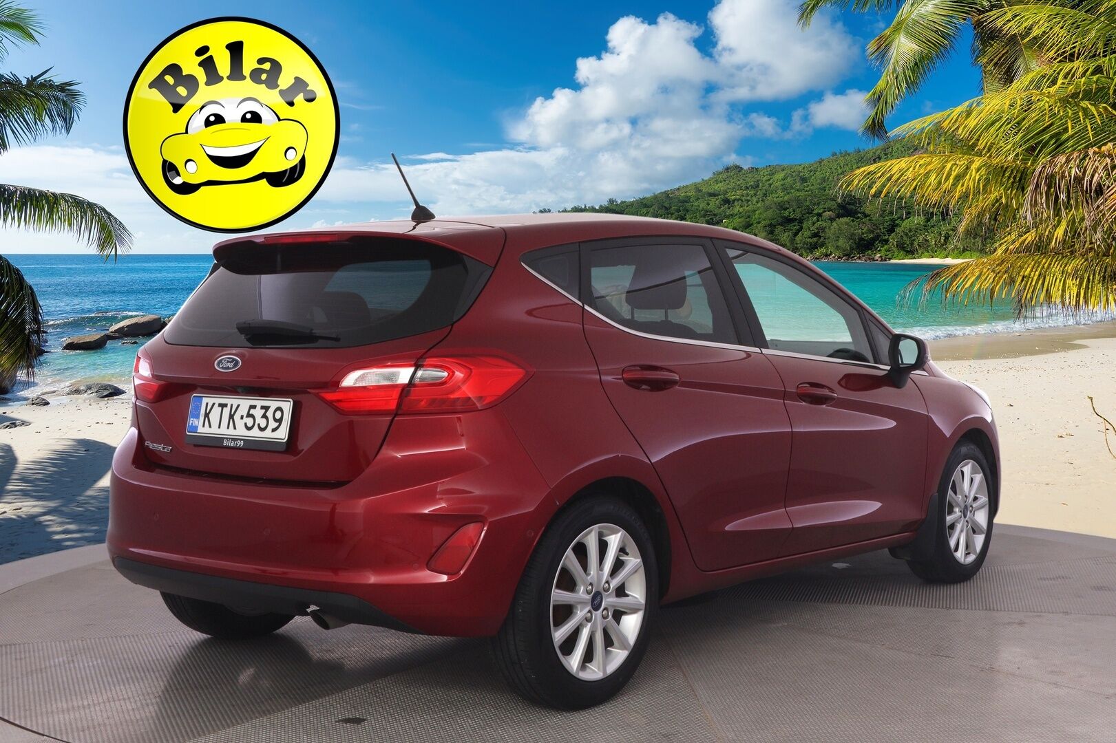 Ford Fiesta 2018 1,0 EcoBoost 100hv M6 Titanium 5-ovinen - | P. kamera | lohko+sisähaara | Jakohihna tehty 06/2026 |