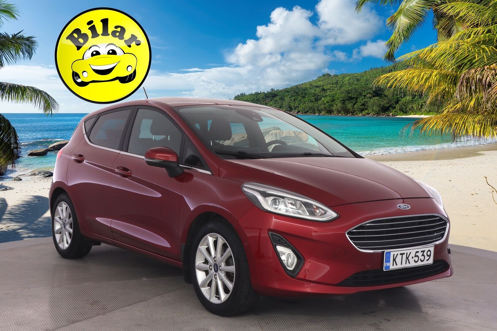 Ford Fiesta 2018 1,0 EcoBoost 100hv M6 Titanium 5-ovinen - | P. kamera | lohko+sisähaara | Jakohihna tehty 06/2026 |