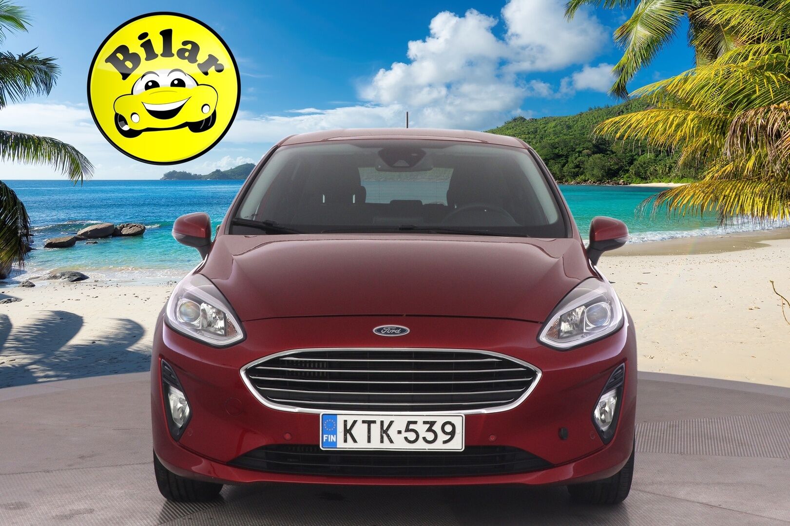 Ford Fiesta 2018 1,0 EcoBoost 100hv M6 Titanium 5-ovinen - | P. kamera | lohko+sisähaara | Jakohihna tehty 06/2026 |
