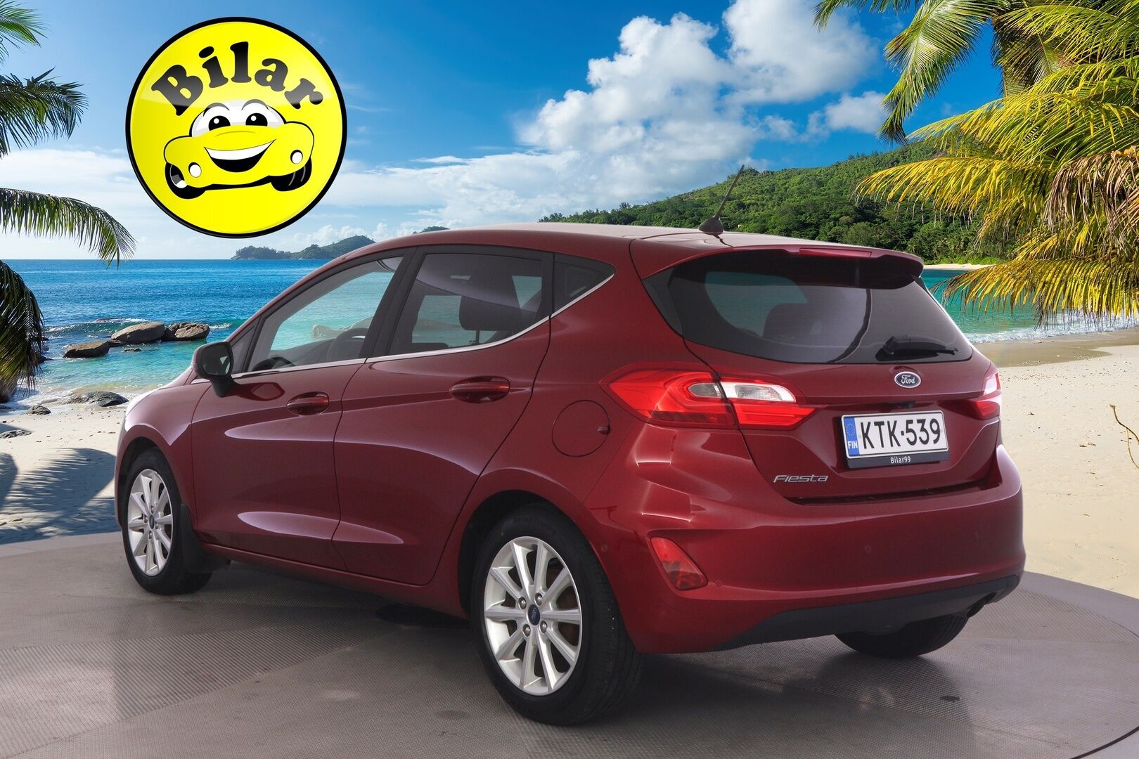 Ford Fiesta 2018 1,0 EcoBoost 100hv M6 Titanium 5-ovinen - | P. kamera | lohko+sisähaara | Jakohihna tehty 06/2026 |