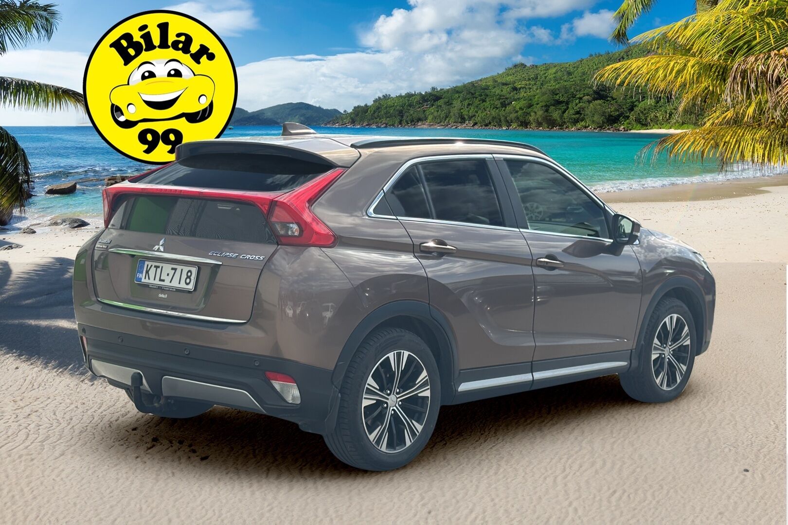 Mitsubishi Eclipse Cross 2018 1,5 MIVEC Intense CVT 2WD / HUD / Vetokoukku / P-Kamera / Keyless / Lämmitettävä tuulilasi - 1om. Suomi-Auto erinomaisella huoltohistorialla! - HULLUT AVAJAISHULINAT KORKOTARJOUS 3,29 %