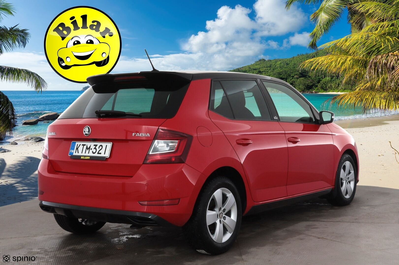 Skoda Fabia 2019 1,0 TSI 110 Monte Carlo DSG Autom. - | LED | Sporttipenkit | P.kamera | Puolinahat | Keyless | BSM | Front Assist | Lohko+sisälämmitin | Apple & Android | 1-om suomiauto | 