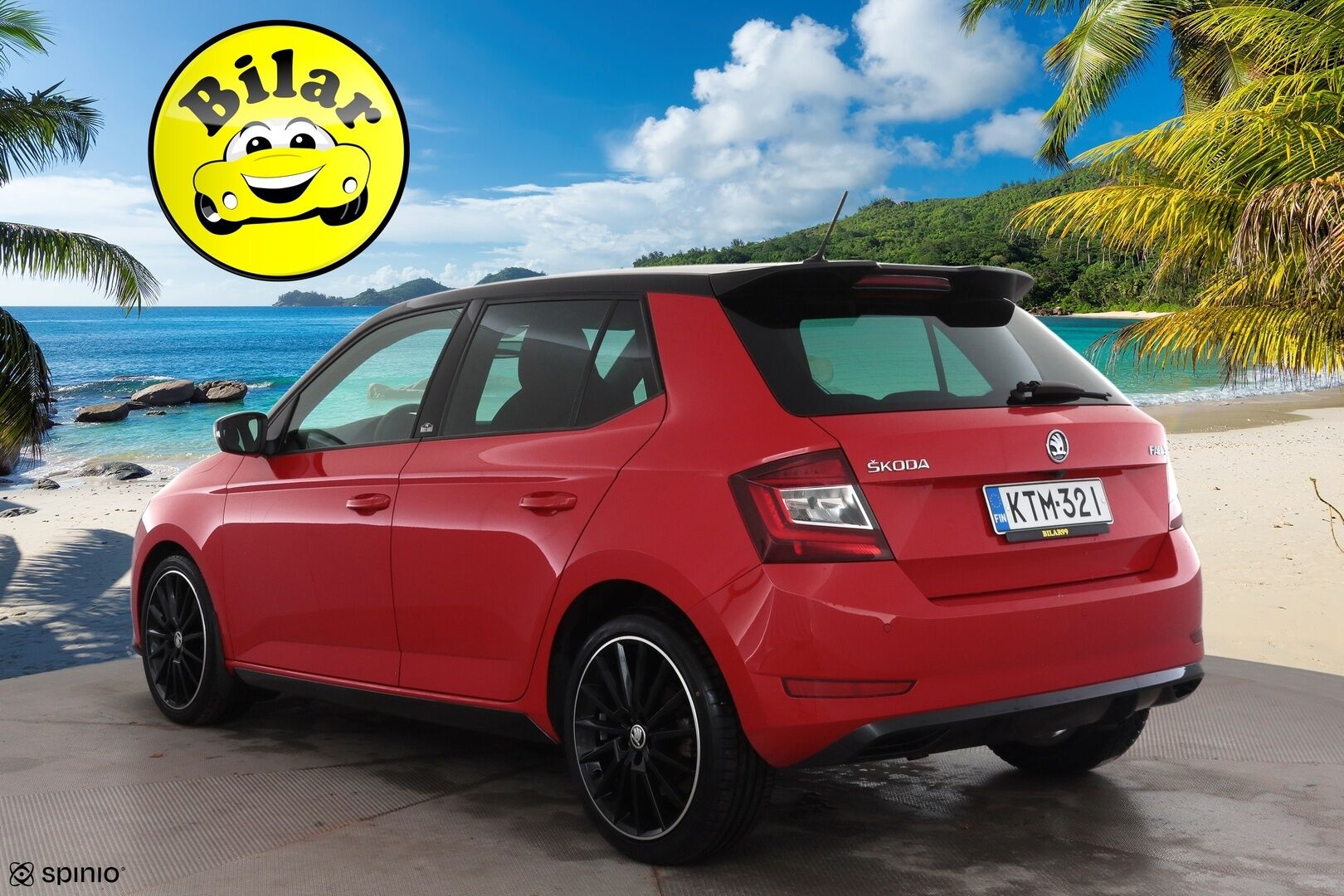 Skoda Fabia 2019 1,0 TSI 110 Monte Carlo DSG Autom. - | LED | Sporttipenkit | P.kamera | Puolinahat | Keyless | BSM | Front Assist | Lohko+sisälämmitin | Apple & Android | 1-om suomiauto | 
