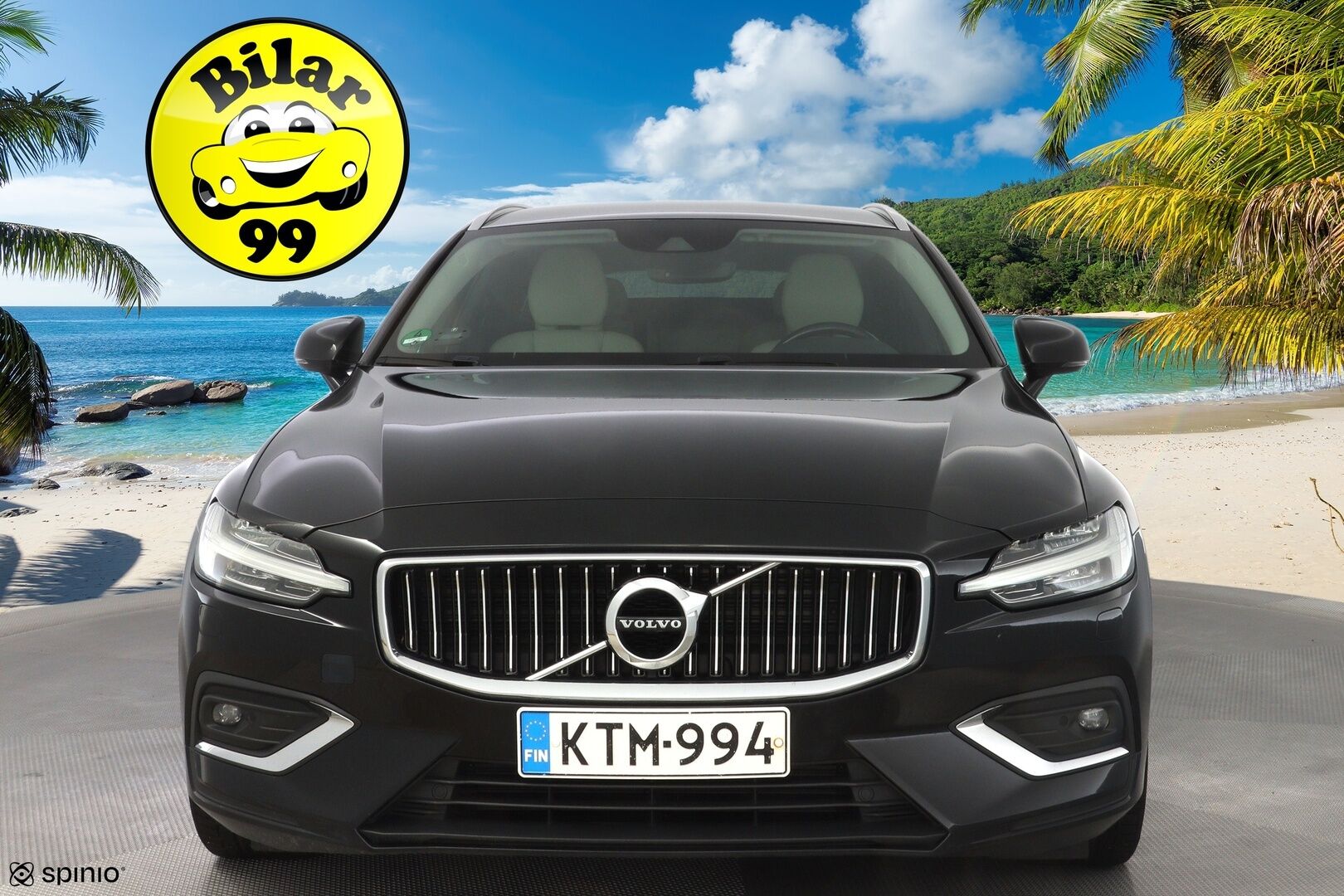 Volvo V60 2019 D4 Business Inscription aut *ACC / Weba / Koukku / Muistipenkki / Nahkasisusta / KeylessGo* - Suomi-auto / Kahdet renkaat alumiinivantein / Jakopää 2024