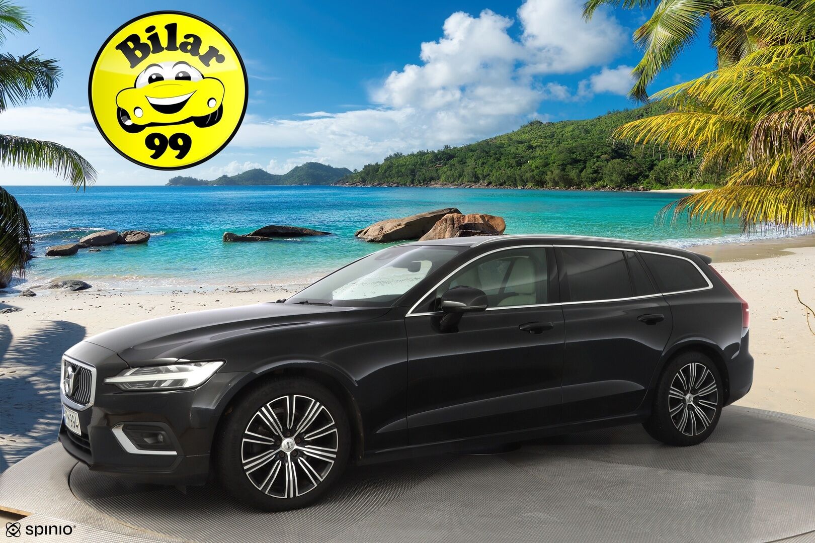 Volvo V60 2019 D4 Business Inscription aut *ACC / Weba / Koukku / Muistipenkki / Nahkasisusta / KeylessGo* - Suomi-auto / Kahdet renkaat alumiinivantein / Jakopää 2024