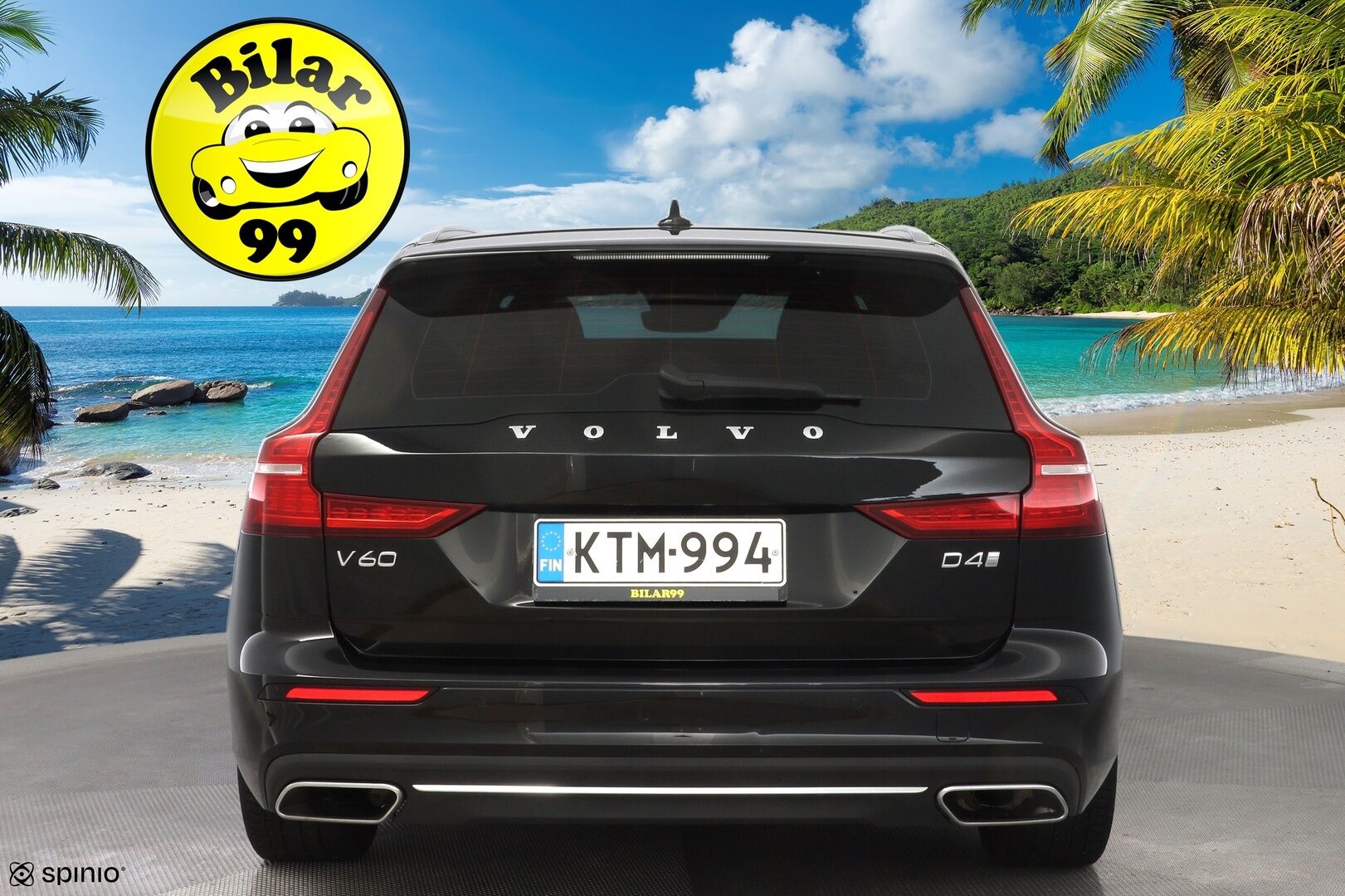 Volvo V60 2019 D4 Business Inscription aut *ACC / Weba / Koukku / Muistipenkki / Nahkasisusta / KeylessGo* - Suomi-auto / Kahdet renkaat alumiinivantein / Jakopää 2024