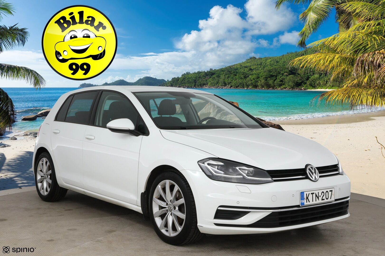 Volkswagen Golf 2019 Comfortline 1,0 TSI 85 kW (115 hv) DSG-automaatti / Webasto / Adapt.vakkari / P.kamera / LED / Apple&Android - Suomi-auto / Hihna vaihdettu / 2x alumiinivanteet hyvillä renkailla!
