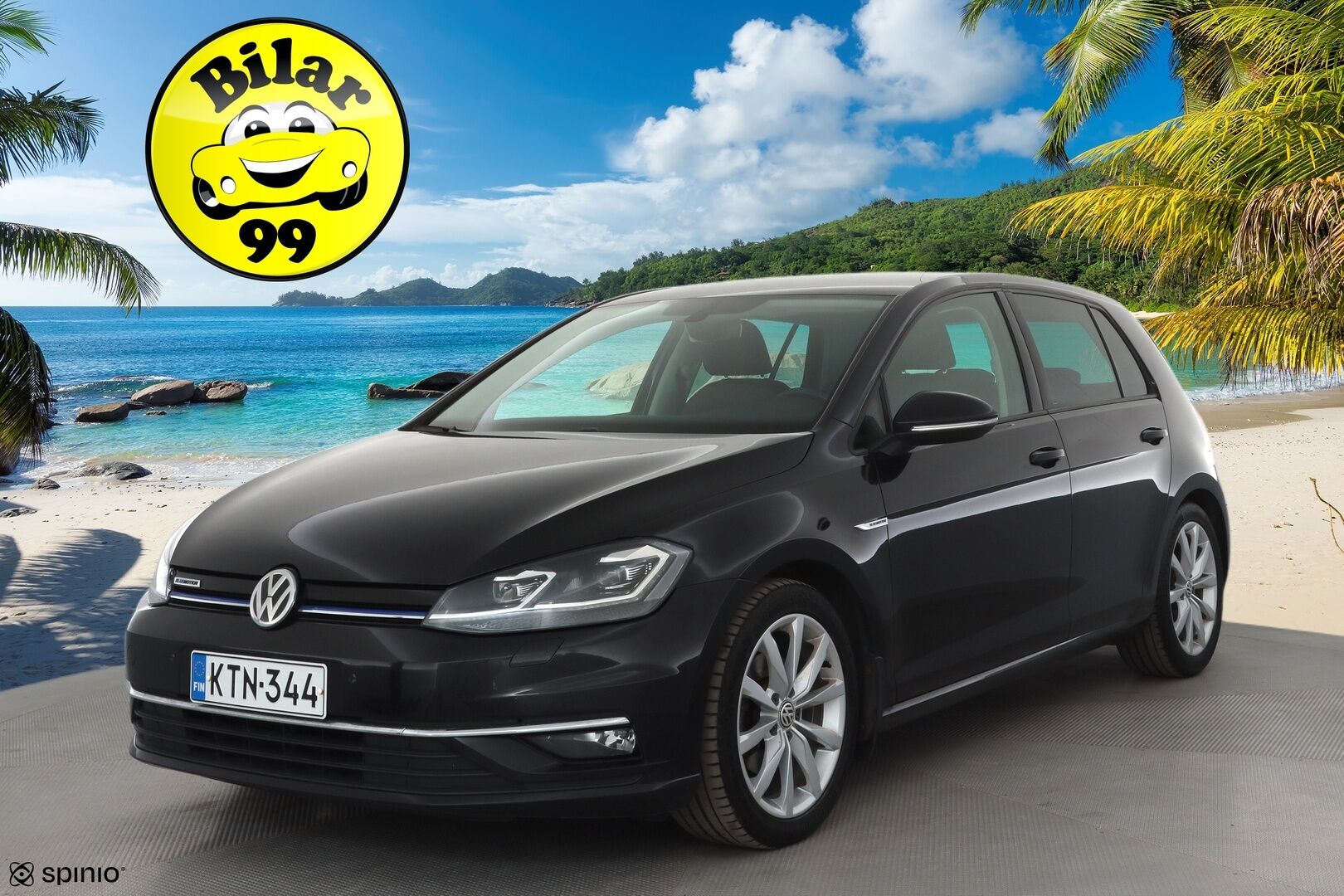 Volkswagen Golf 2019 Highline 1,5 TSI EVO 96 kW (130 hv) BLUEMOTION DSG * ACC / Webasto / LED / P.Kamera / Keyless / Apple&Android * - Suomi-auto / Kahdet Renkaat - HULLUT AVAJAISHULINAT KORKOTARJOUS 3,29 %