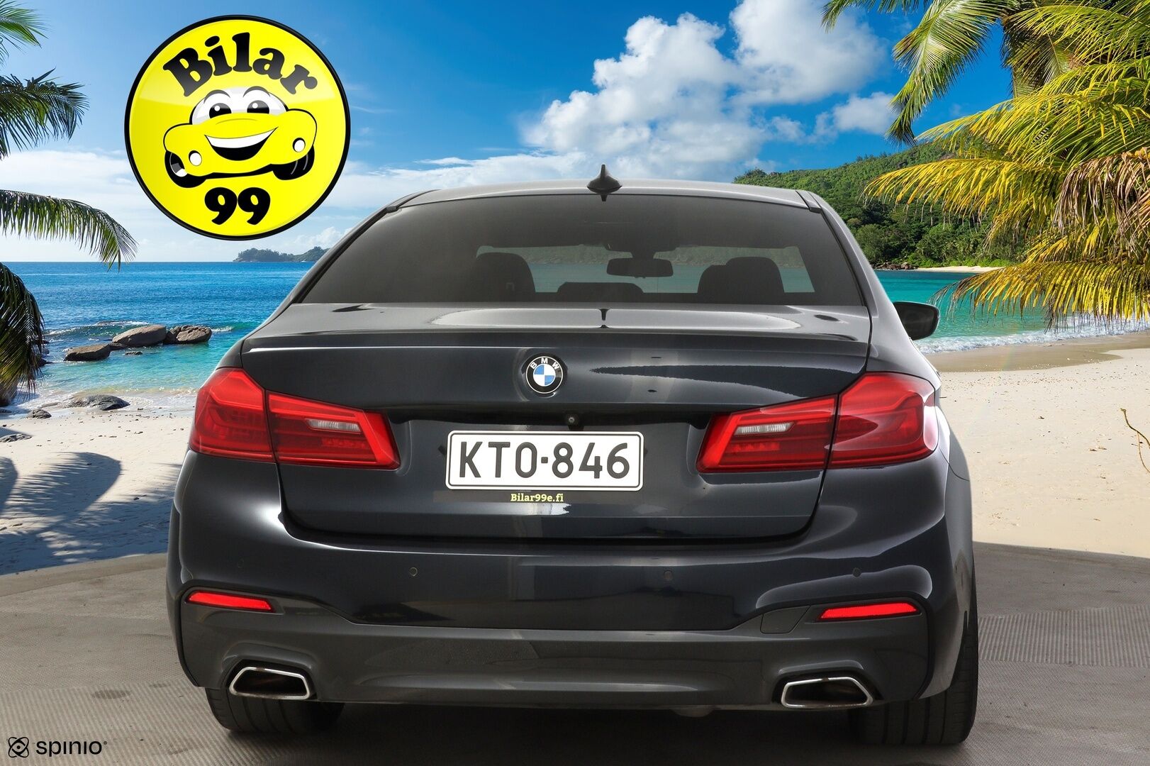 BMW 520 2017 G30 Sedan 520d xDrive Business M Sport * HUD / Muistipenkki / P-Kamera / Kattoluukku / Adapt. LED / Nahkasisusta / Hifit * - * Kahdet renkaat & vanteet / Hyvin huollettu! *