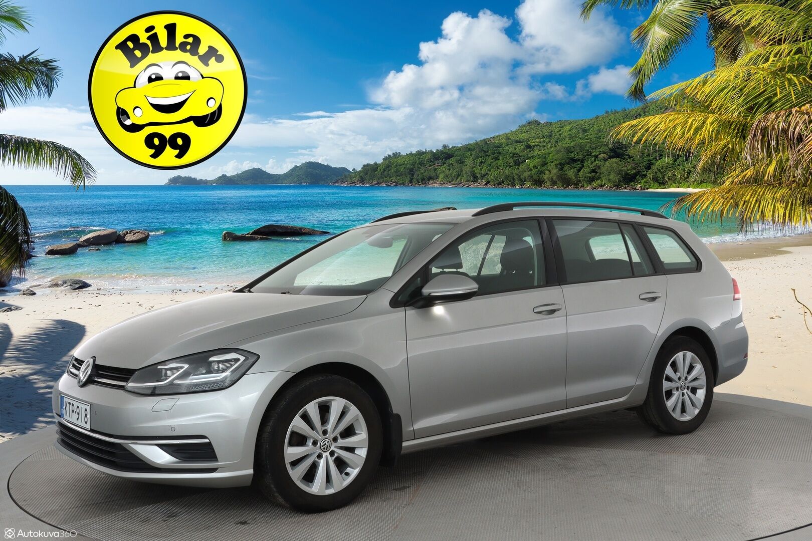 Volkswagen Golf 2019 Variant Comfortline 1,6 TDI SCR 85 kW (115 hv) DSG-aut. ** Webasto / Adapt.Vakkari / P.Kamera / LED-valot / KeylessGO ** - Suomi-auto / 2x Renkaat