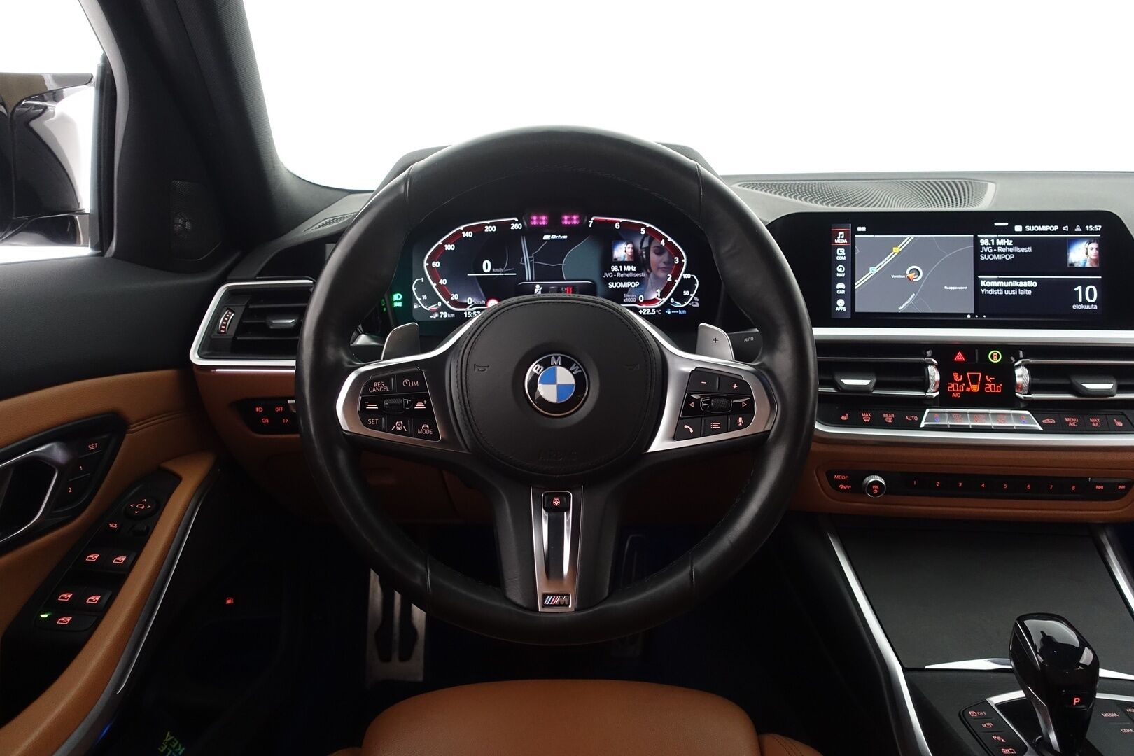 BMW 330 2020 G20 Sedan 330e iPerformance Launch Edition M Sport - | Kovat Varusteet | Harman&Kardon | ACC | Laser-LED | 360-Kamera | Konjakki Nahat | Suomi-Auto | 