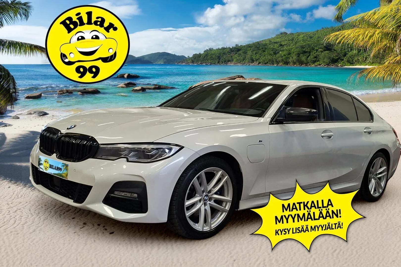 BMW 330 2019 G20 Sedan 330e iPerformance Launch Edition M Sport - | M - Sport | Harman Kardon | ACC | 360 - Kamera | Konjakki Nahat | Suomi - Auto | Laser | 