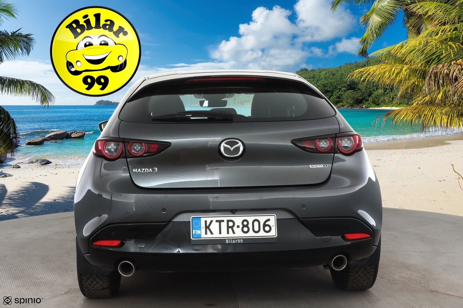 Mazda Mazda3 2020 Hatchback 2,0 (180hv) M Hybrid Skyactiv-X Vision Plus AT * ACC / LED / HUD /  P.Kamera / Keyless / Apple&Android * - suomi-auto / Kahdet Renkaat / Merkkihuollettu