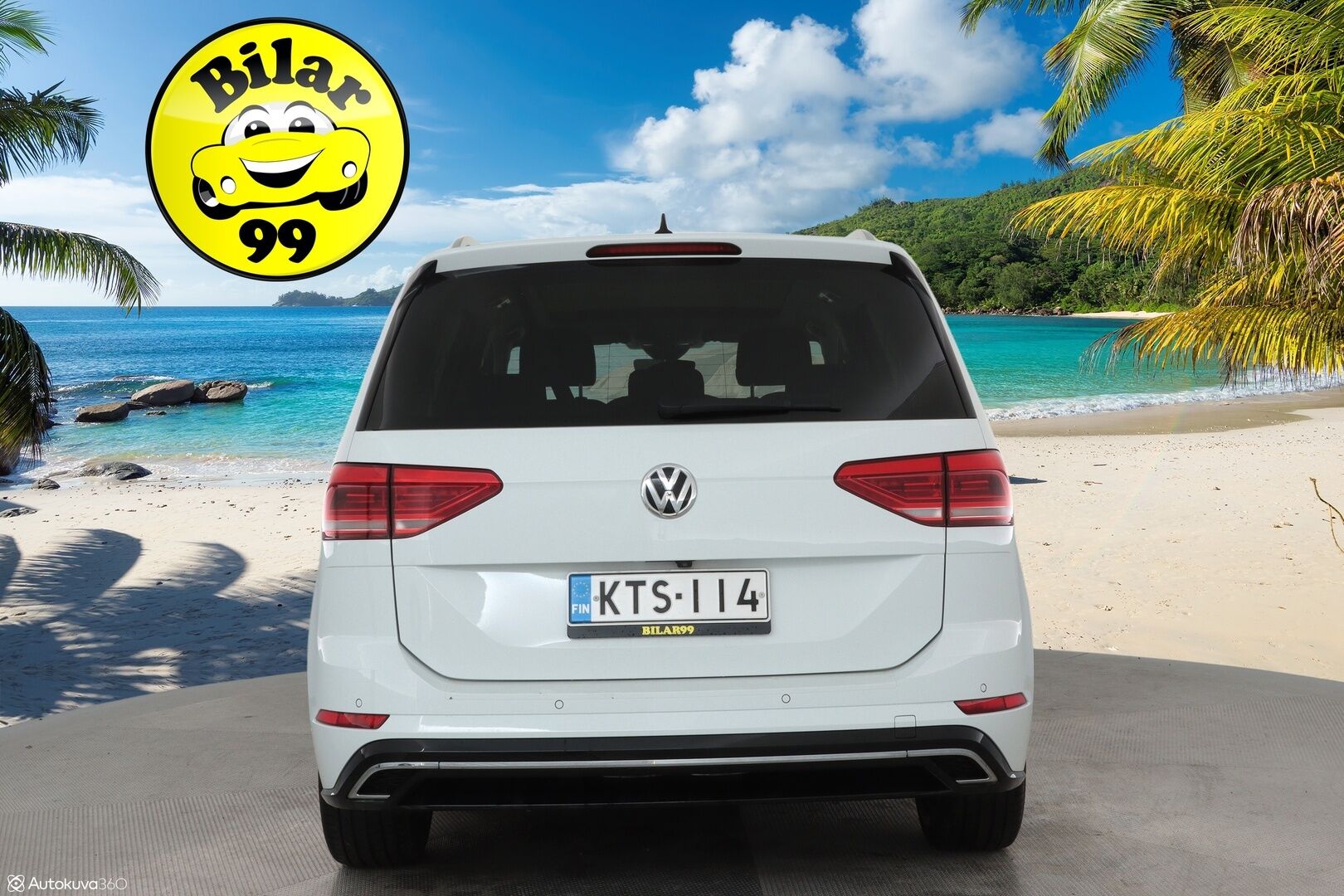Volkswagen Touran 2020 Highline 1,5 TSI EVO R-Line 110 kW DSG  ** Panorama / 7-Paik / Webasto / Adapt.Vakkari / LED-valot / P.kamera / Navi ** - Suomi-auto 