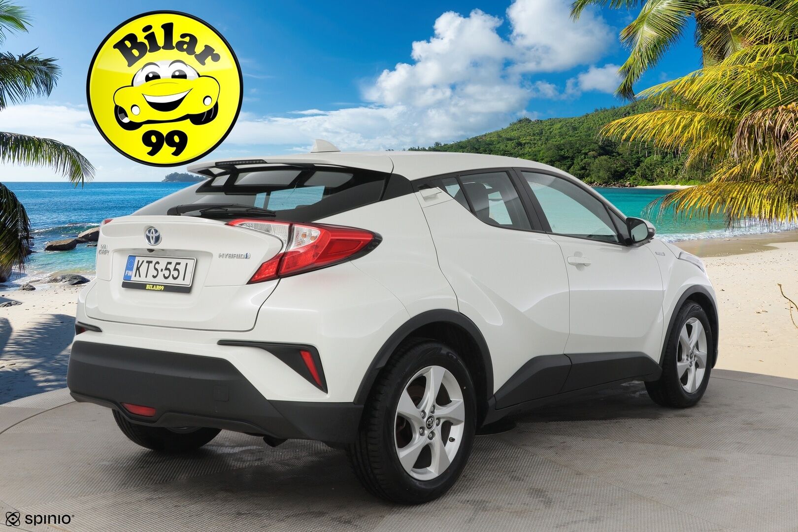 Toyota C-HR 2019 1,8 Hybrid Active Edition * Adaptiivinen vakionopeudensäädin / Kaistavahti / Peruutuskamera / Avaimeton ovien avaus * - Kahdet todella hyvät renkaat / Hyvin huollettu / Tuulilasi ehjä, maalipinta siisti *