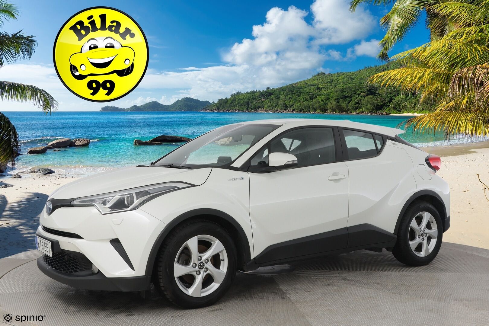 Toyota C-HR 2019 1,8 Hybrid Active Edition * Adaptiivinen vakionopeudensäädin / Kaistavahti / Peruutuskamera / Avaimeton ovien avaus * - Kahdet todella hyvät renkaat / Hyvin huollettu / Tuulilasi ehjä, maalipinta siisti *