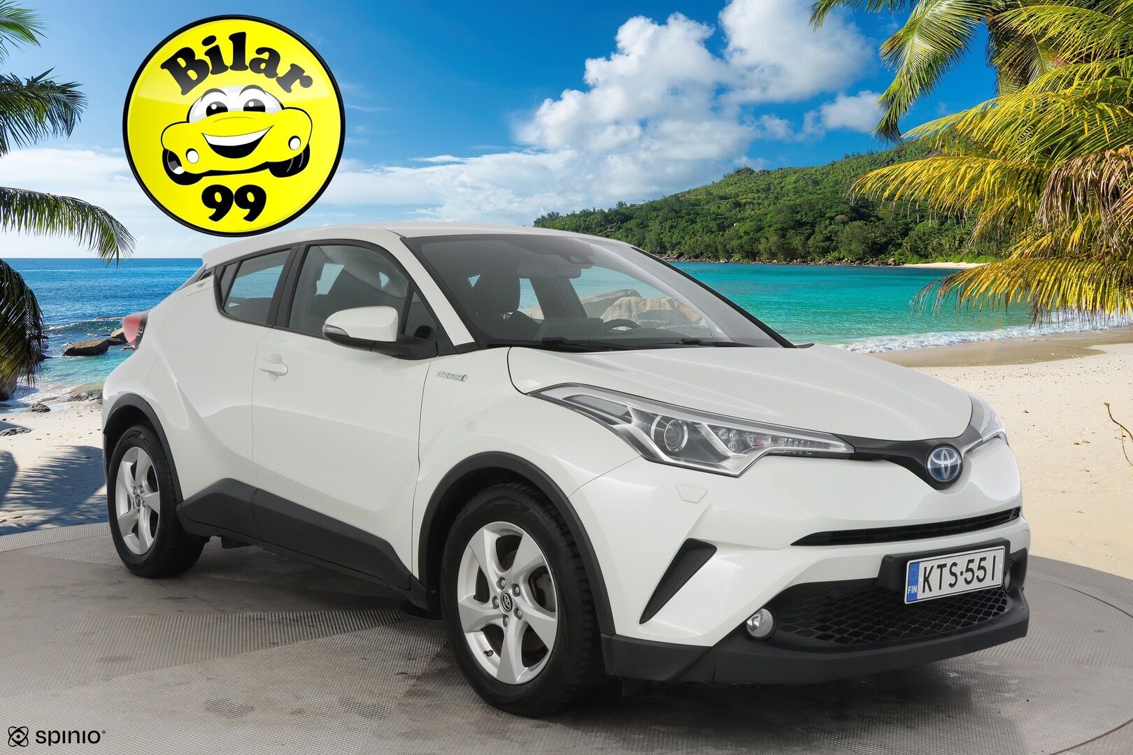 Toyota C-HR 2019 1,8 Hybrid Active Edition * Adaptiivinen vakionopeudensäädin / Kaistavahti / Peruutuskamera / Avaimeton ovien avaus * - Kahdet todella hyvät renkaat / Hyvin huollettu / Tuulilasi ehjä, maalipinta siisti *