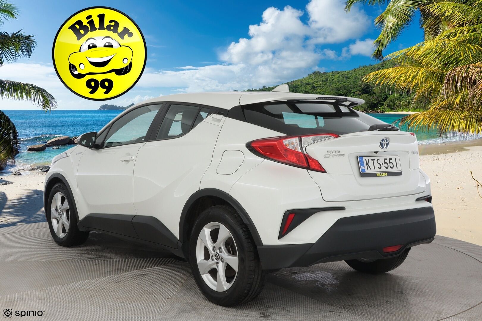 Toyota C-HR 2019 1,8 Hybrid Active Edition * Adaptiivinen vakionopeudensäädin / Kaistavahti / Peruutuskamera / Avaimeton ovien avaus * - Kahdet todella hyvät renkaat / Hyvin huollettu / Tuulilasi ehjä, maalipinta siisti *