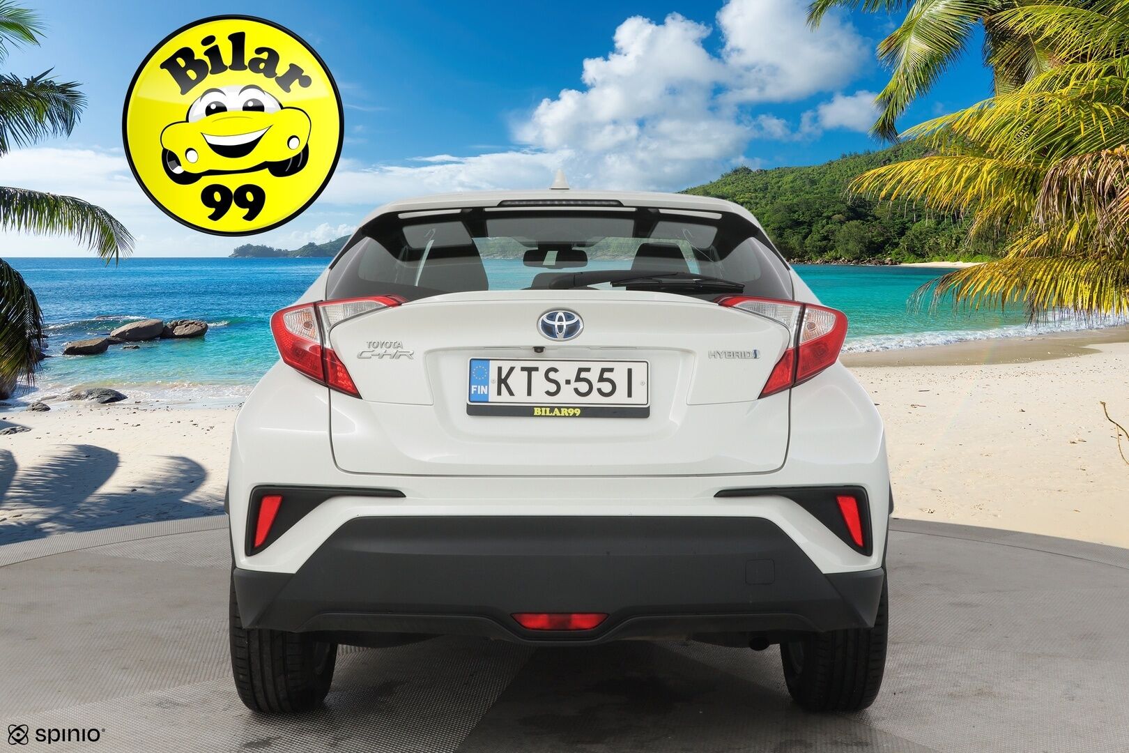 Toyota C-HR 2019 1,8 Hybrid Active Edition * Adaptiivinen vakionopeudensäädin / Kaistavahti / Peruutuskamera / Avaimeton ovien avaus * - Kahdet todella hyvät renkaat / Hyvin huollettu / Tuulilasi ehjä, maalipinta siisti *