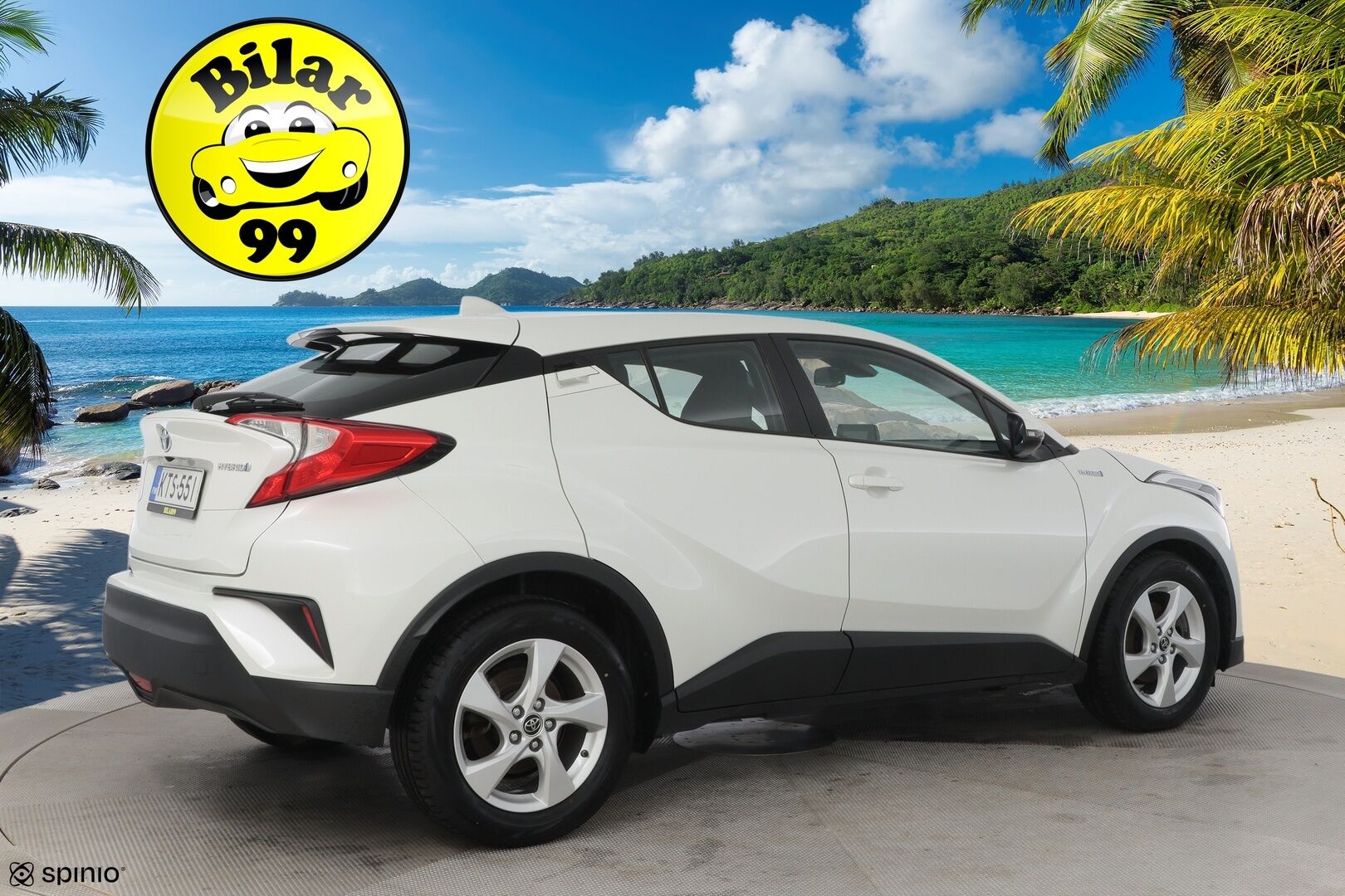 Toyota C-HR 2019 1,8 Hybrid Active Edition * Adaptiivinen vakionopeudensäädin / Kaistavahti / Peruutuskamera / Avaimeton ovien avaus * - Kahdet todella hyvät renkaat / Hyvin huollettu / Tuulilasi ehjä, maalipinta siisti *