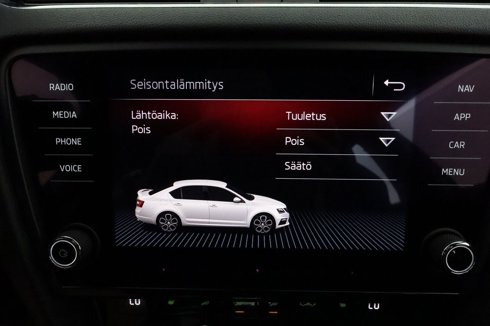 Skoda Octavia 2020 2,0 TDI 184 4x4 RS BusinessLine DSG **Webasto / Koukku / Adapt.Vakkari / LED-valot / P.Tutkat / Navi / Kaistavahti** - Suomi-auto / Kahdet Renkaat