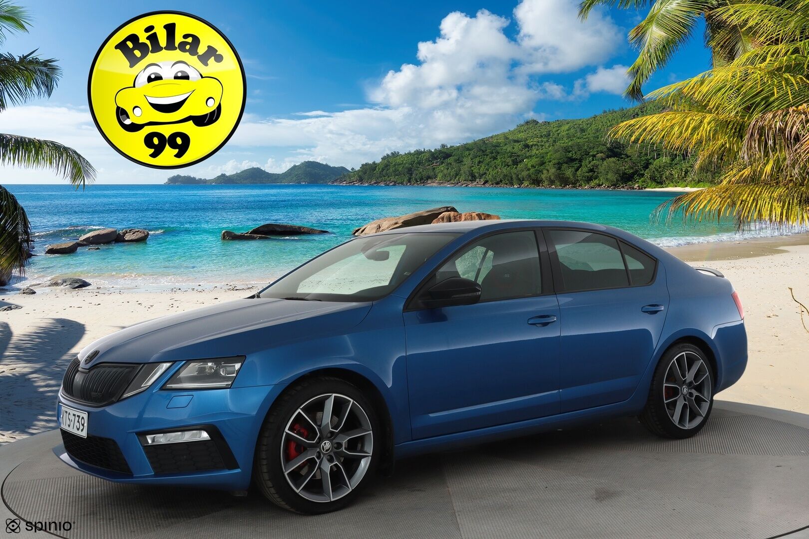 Skoda Octavia 2020 2,0 TDI 184 4x4 RS BusinessLine DSG **Webasto / Koukku / Adapt.Vakkari / LED-valot / P.Tutkat / Navi / Kaistavahti** - Suomi-auto / Kahdet Renkaat